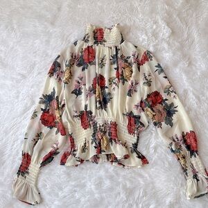 SHINESTAR Floral Print Long Sleeve